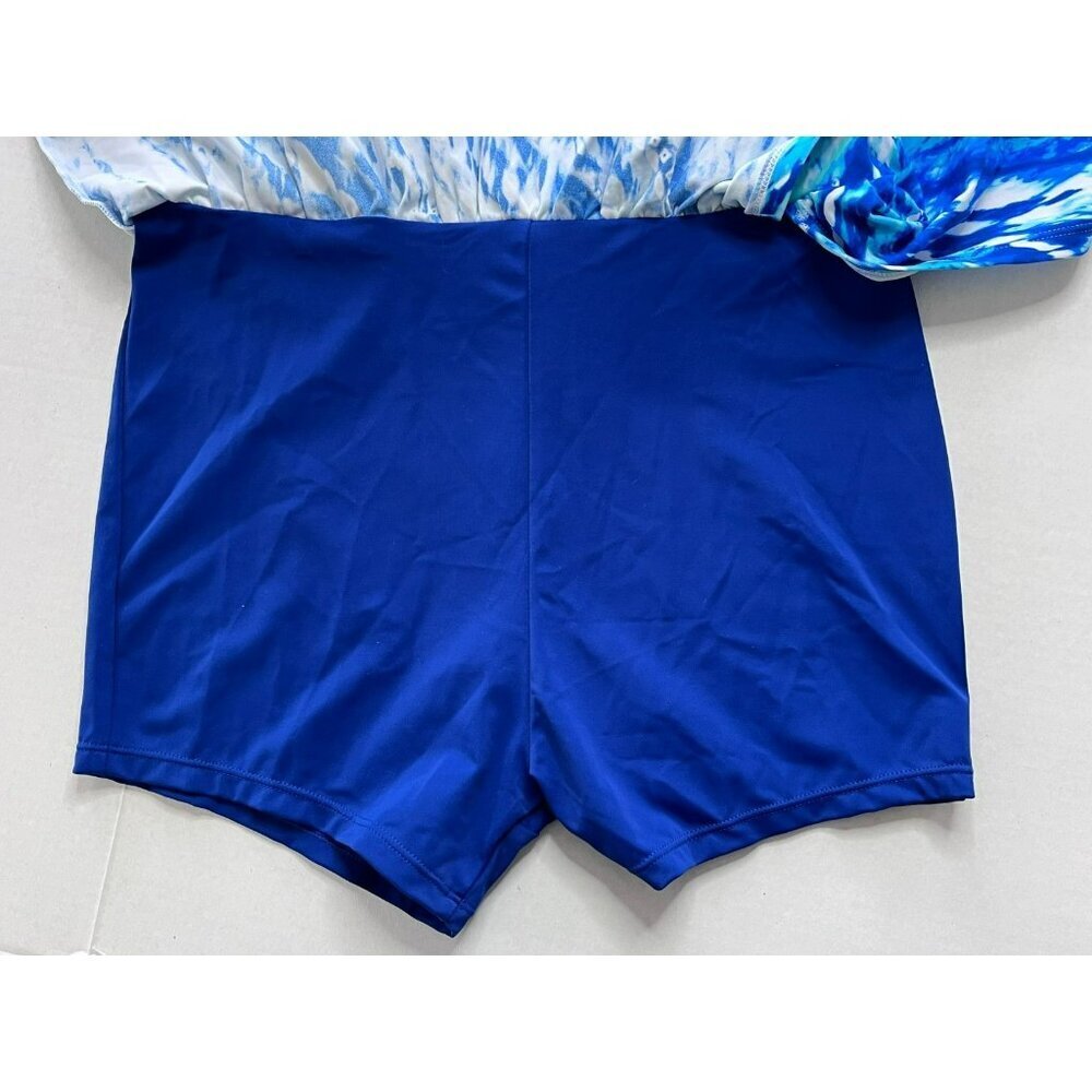 Swim 365 Swimsuits for All 1-Piece Swimsuit Swimdress Modest Built-in Bra sz 16 - Picture 4 of 12